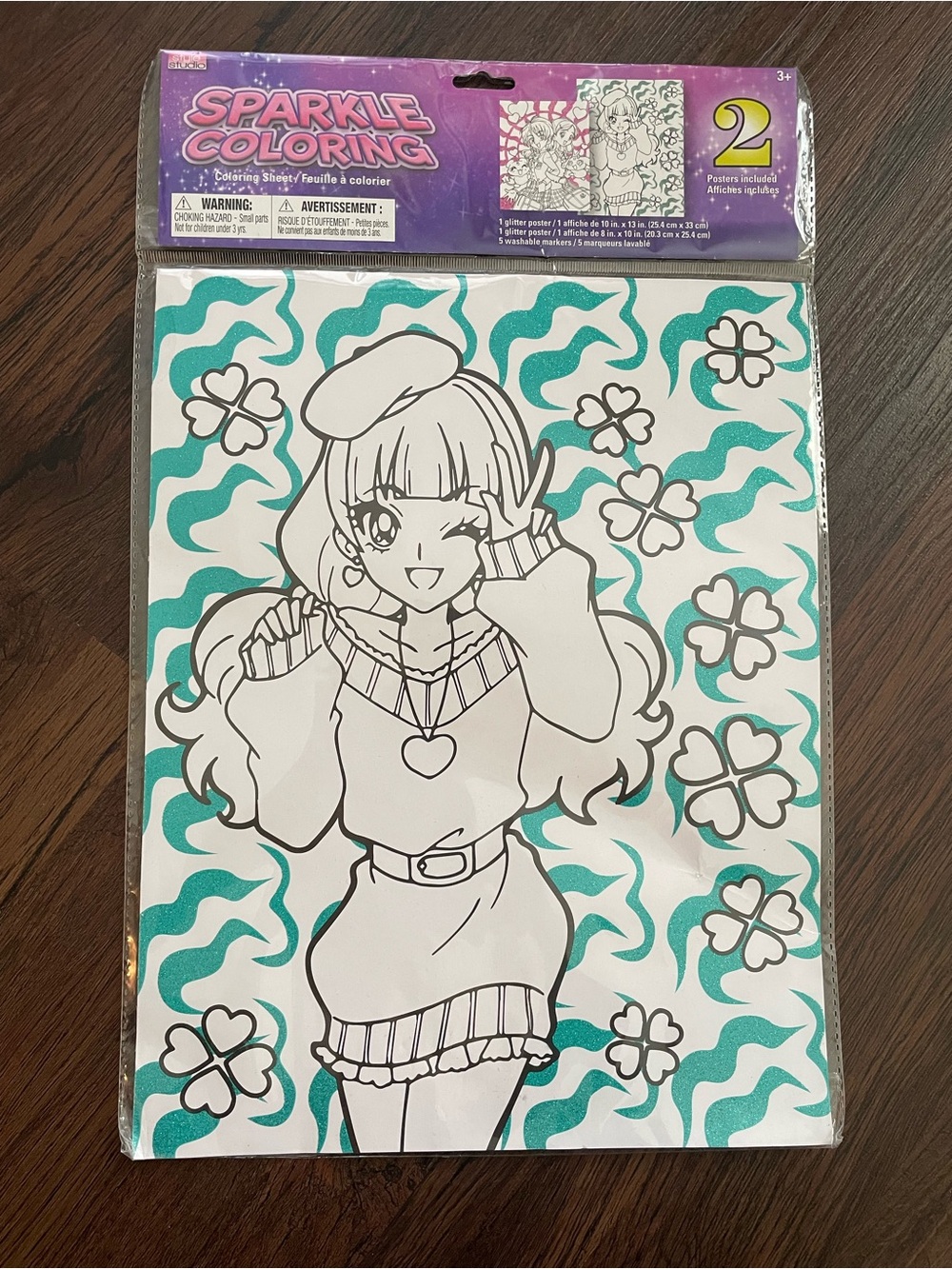 Sparkle Coloring READ Anime Pretty Cure 2 Posters Coloring Sheets Sealed
